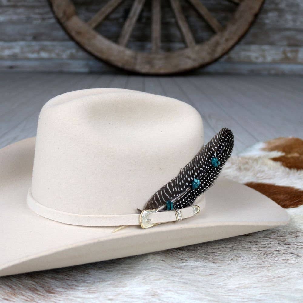 Willow Lane Hat Co. - Turquoise Pheasant Hat Feather