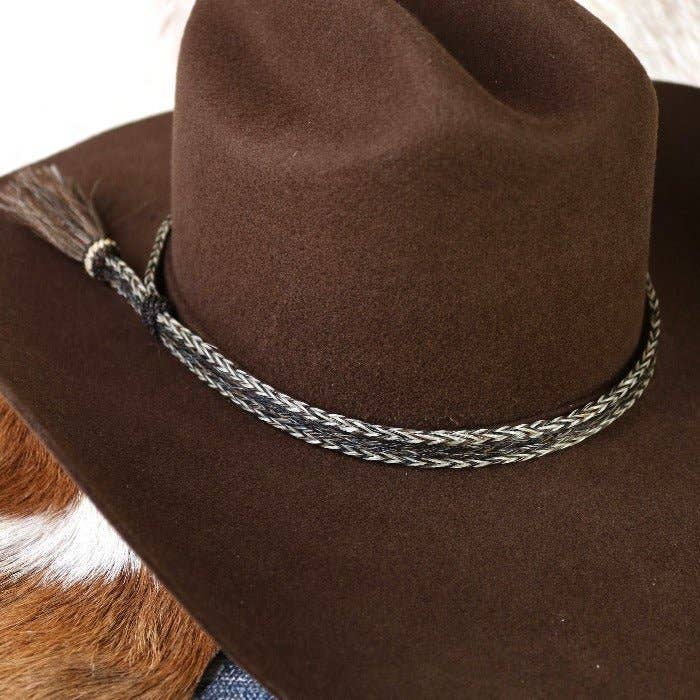 Willow Lane Hat Co. - Horsehair Braided Hat Band - Overo