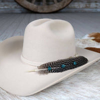 Willow Lane Hat Co. - Turquoise Pheasant Hat Feather