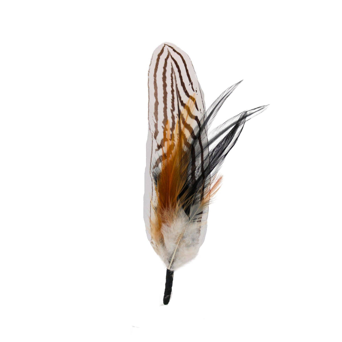 Willow Lane Hat Co. - Feather Hat Accent - Zebra