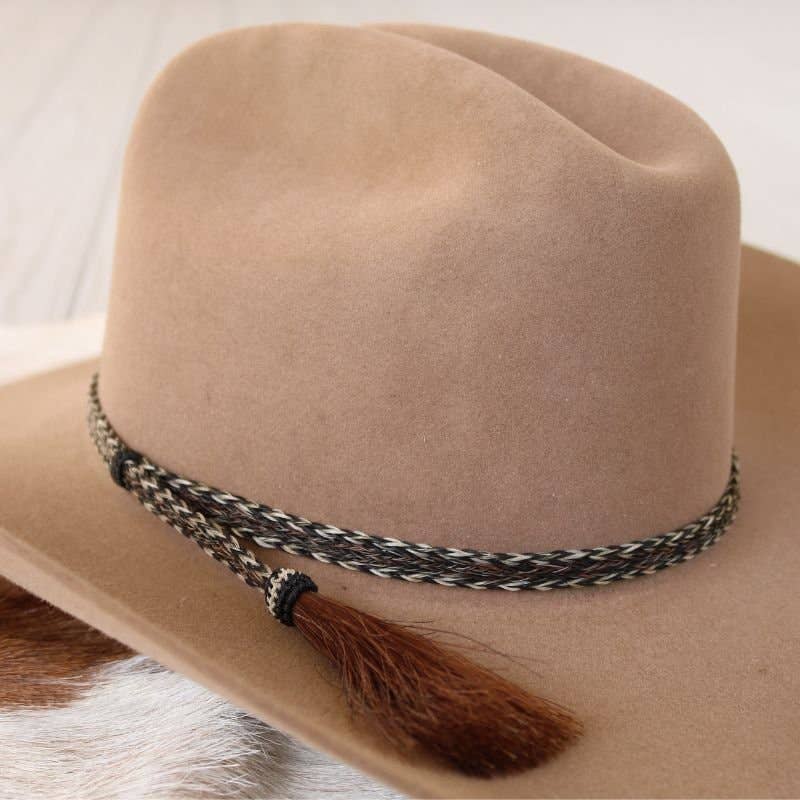 Willow Lane Hat Co. - Horsehair Braided Hat Band - Overo