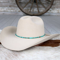 Willow Lane Hat Co. - Turquoise Stone Hat Band