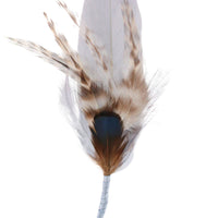 Willow Lane Hat Co. - Feather Hat Accent - Sweet Cream