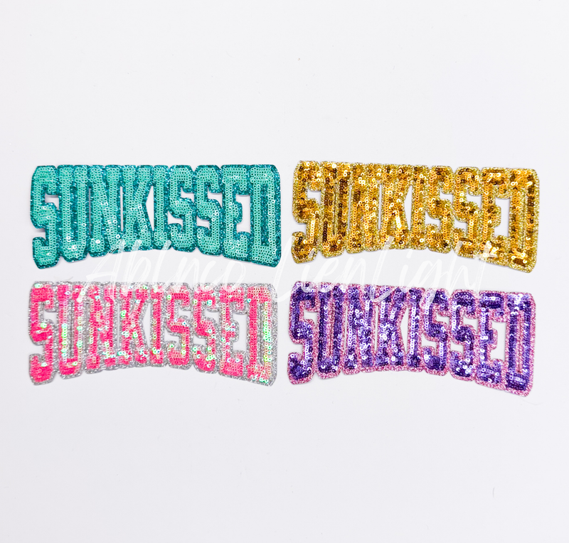 ABLNco - Pink Sunkissed Summer Sequin Patch