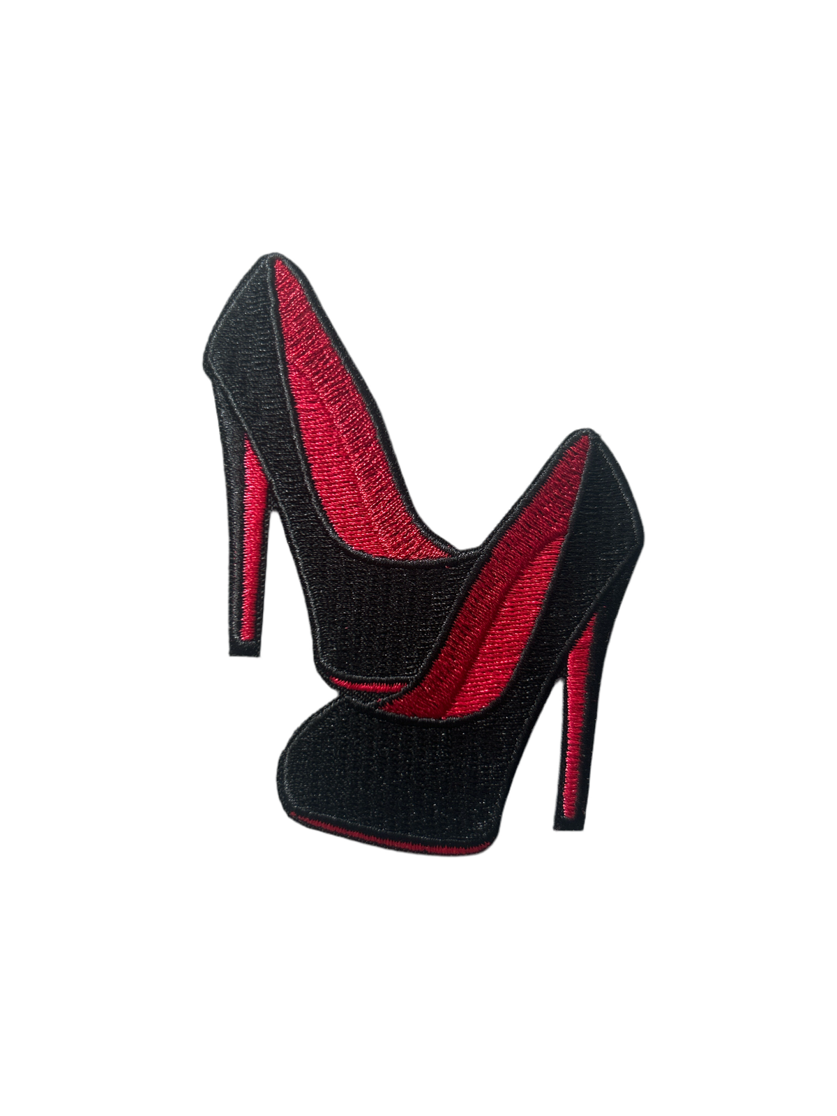 Red and Black High Heel