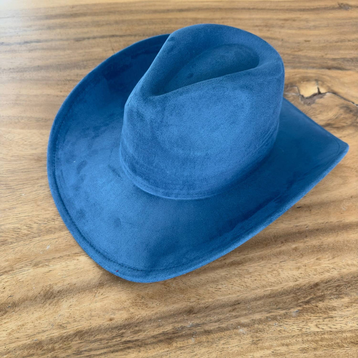 Queens INC - Fashion Vegan suede cowboy Hat : BLACK / ONE SIZE