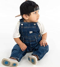 Funky Junque - Flat Brim Trucker Hat - Black/Faux Leather Brim: Kids (2-9 Years)