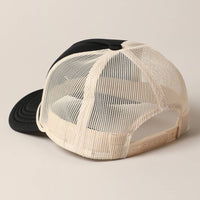 Classic Foam Front Trucker Hat: Lavender-Cream