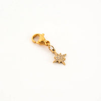 Pretty Simple WATERPROOF - Chanelle Small Diamond Sunburst Charm