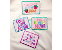 ABLNco - Love Like Jesus faith religion preppy trucker hat patch