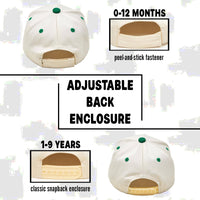 Funky Junque - Kids/Baby Two Tone Vintage Cap - Kelly Green/Beige: Kids (2-9 Years)