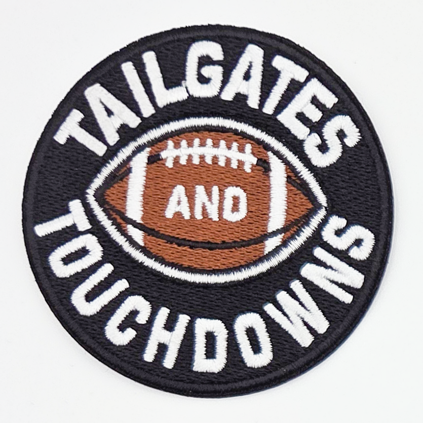 Trendy Transfers - Tailgates And Touchdowns Embroidered HAT/POCKET Patch: Maroon