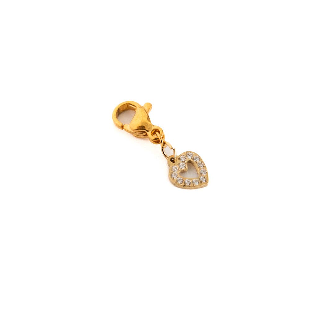 Pretty Simple WATERPROOF - Chanelle Small Diamond Heart Charm