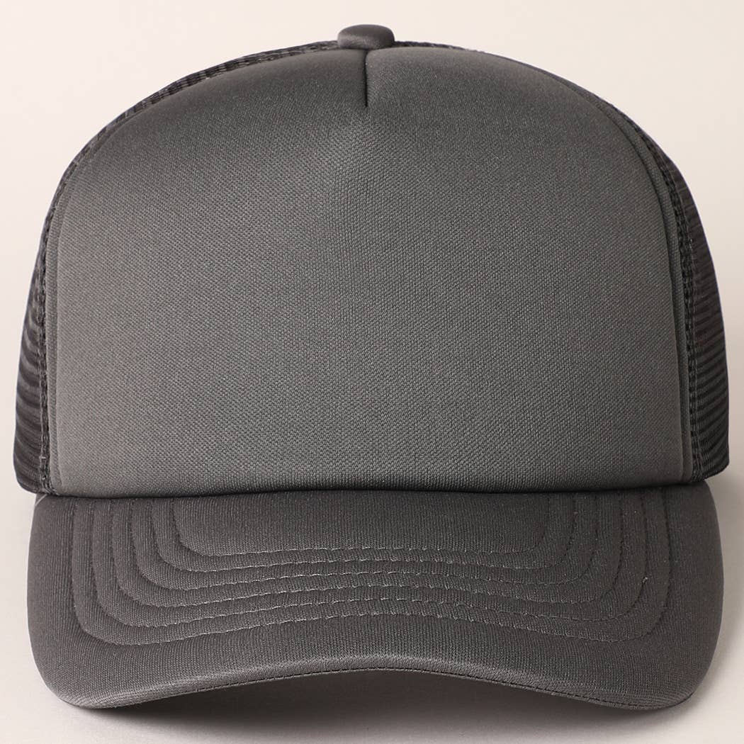 Classic Foam Front Trucker Hat: Dark Green