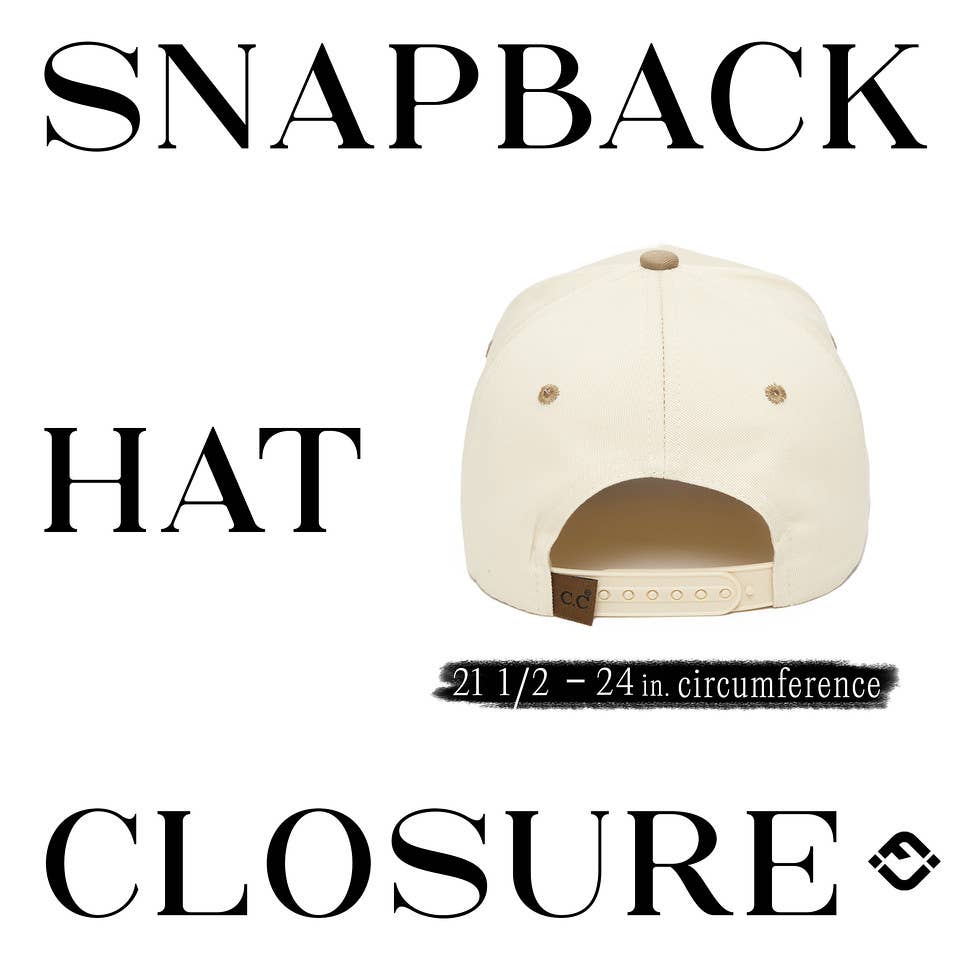 Funky Junque - Embroidered Brim Two Tone Trucker Hat - Khaki/Beige