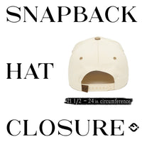 Funky Junque - Embroidered Brim Two Tone Trucker Hat - Khaki/Beige