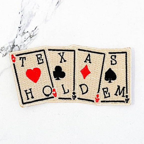 Texas Hold Em Aces Trucker Hat Patch