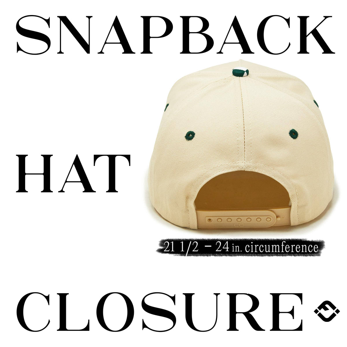 Funky Junque - Two Tone Vintage Snapback Hat - Green Checker/Beige
