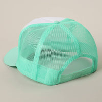 Classic Foam Front Trucker Hat: Brown-Tan