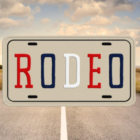 Rodeo License Trucker Hat Patch