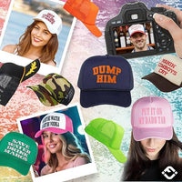 Funky Junque - Foam Snapback Trucker Hat - Light Pink