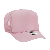 Classic Foam Front Trucker Hat: Neon Blue