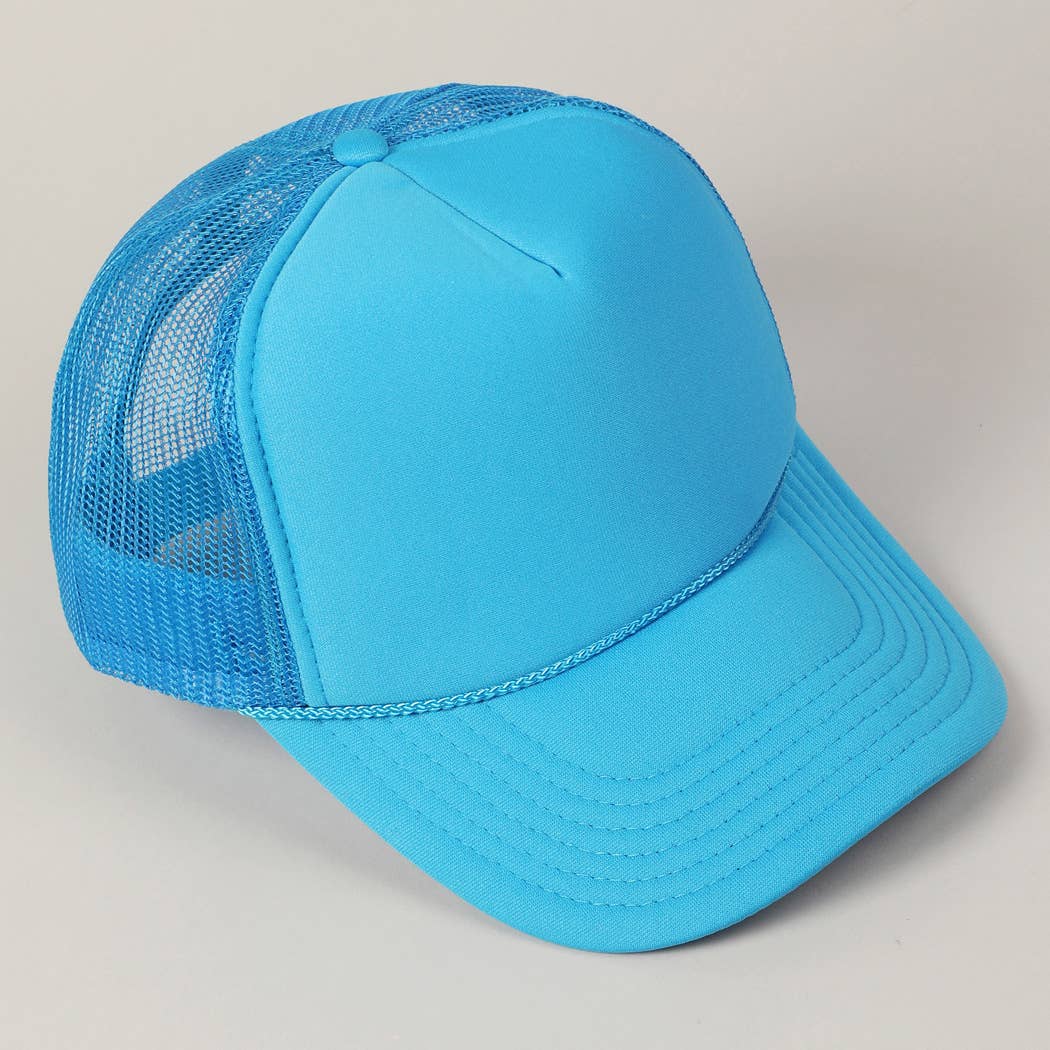 Classic Foam Front Trucker Hat: Neon Yellow