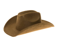 DNMC - Cattleman Cowboy-Cowgirl Hat - Vegan Suede - 12+ Colors!: Teal