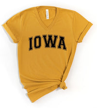 IOWA V-Neck Boutique Style Tee