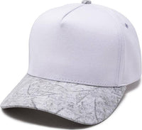 Funky Junque - Two Tone Vintage Snapback Hat - Real Tree Camo White/White