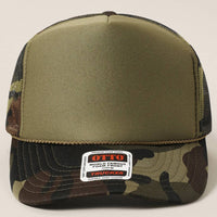 Classic Foam Front Trucker Hat: Neon Blue