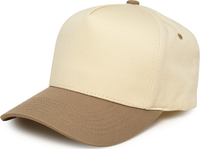 Funky Junque - Kids/Baby Two Tone Vintage Cap - Khaki/Beige: Kids (2-9 Years)