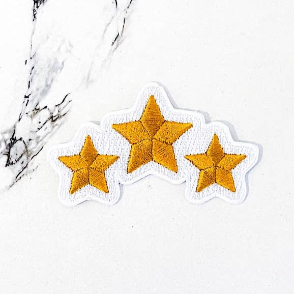 Gold Stars Trucker Hat Patch