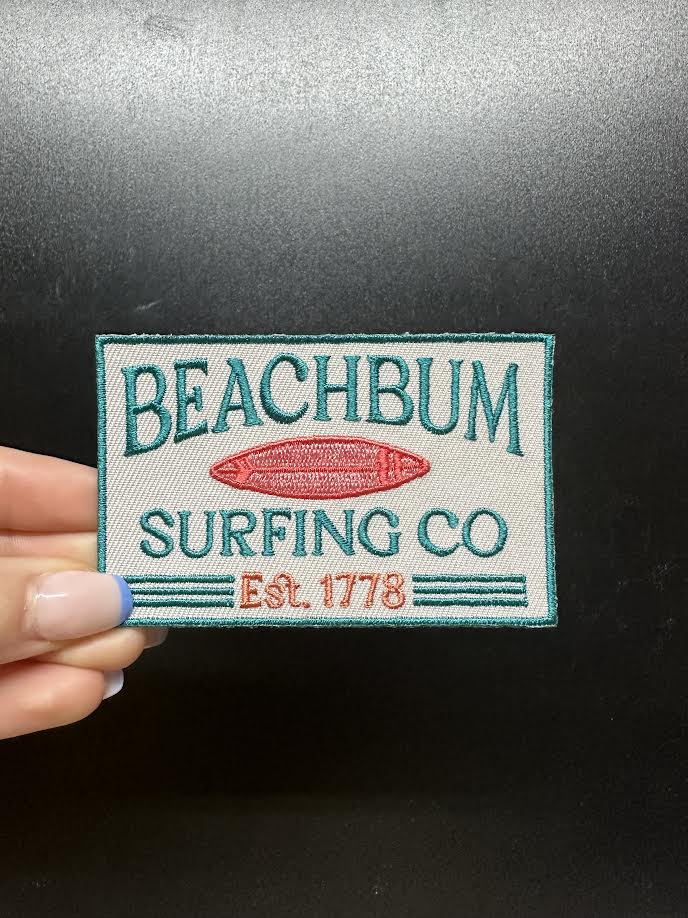 Beach Bum Surfing Co Patch