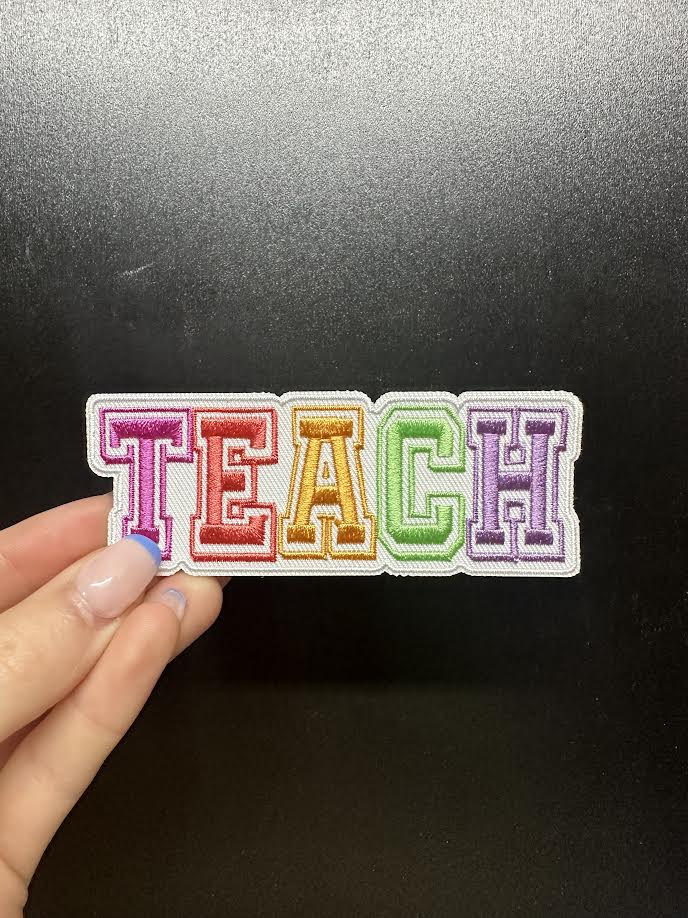 Teach Colorful Patch