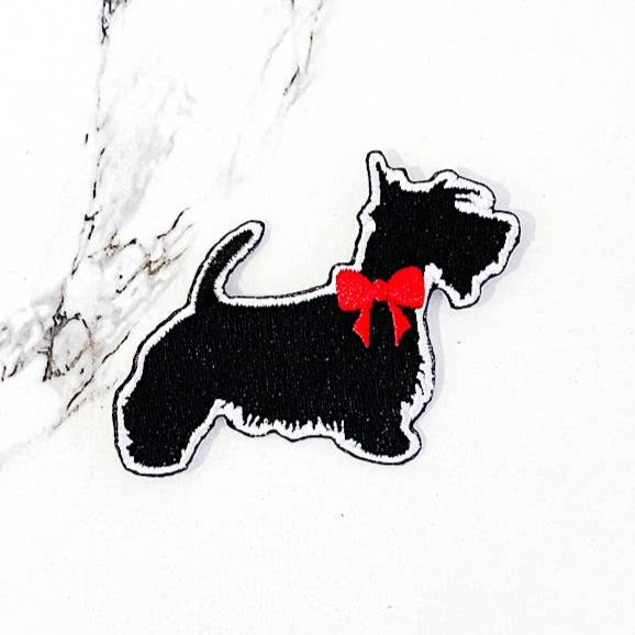 Scottie Dog Trucker Hat Patch