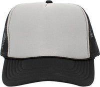 Classic Foam Front Trucker Hat: Green-White