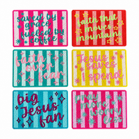 ABLNco - Big Jesus Fan Glitter Embroidery Patch
