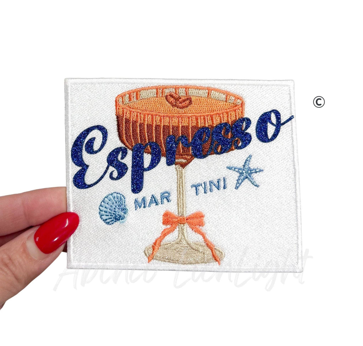 ABLNco - Espresso Martini Summer Embroidered Patch-Small
