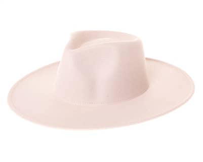 DNMC - The Original Vegan Felt Rancher Hat: Mauve