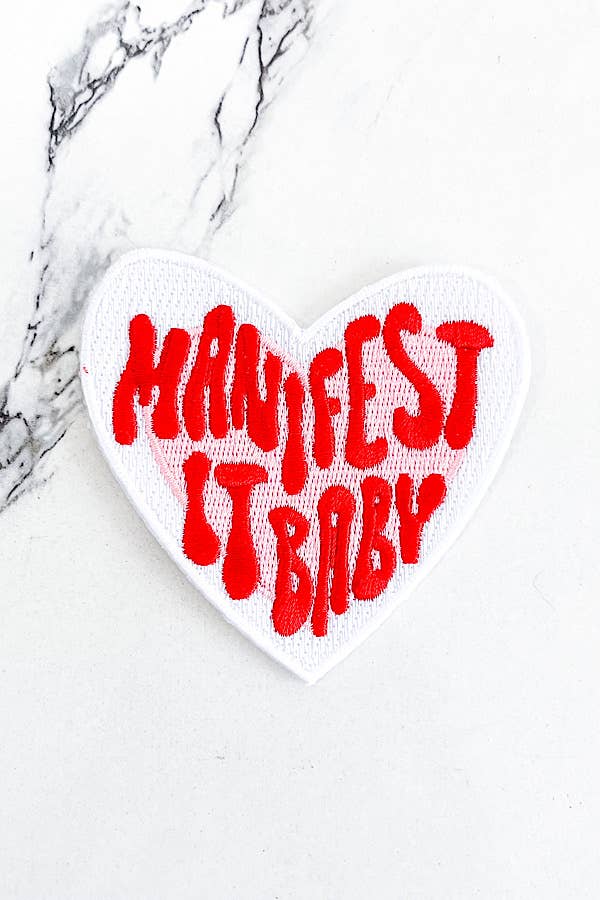 Manifest It Baby Heart Patch