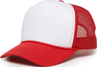 Funky Junque - Foam Trucker Hat (White/Red)