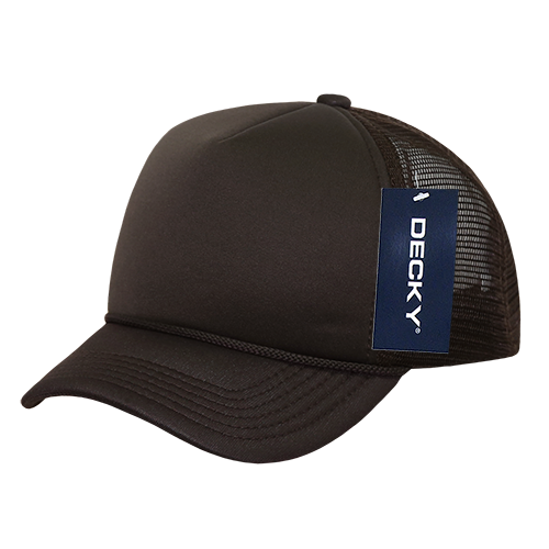 Youth Trucker Foam Hat: Brown