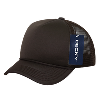 Youth Trucker Foam Hat: Brown