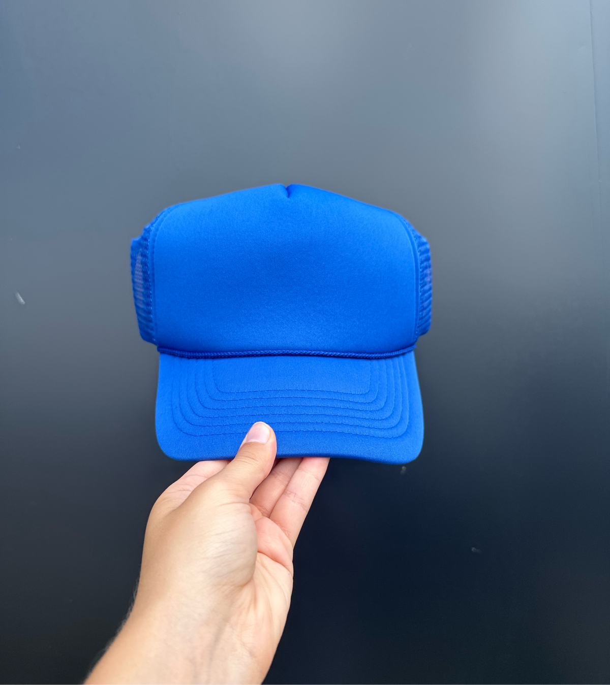 Classic Foam Front Trucker Hat: Blue