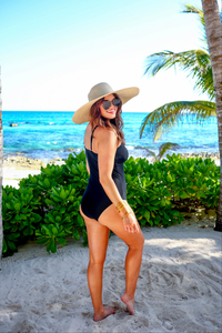 Let's Cruise One Piece Swimsuit: Black