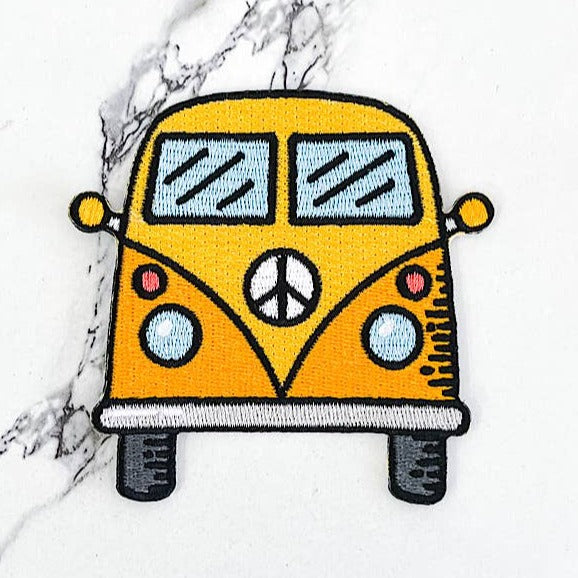 Peace Bus Trucker Hat Patch 