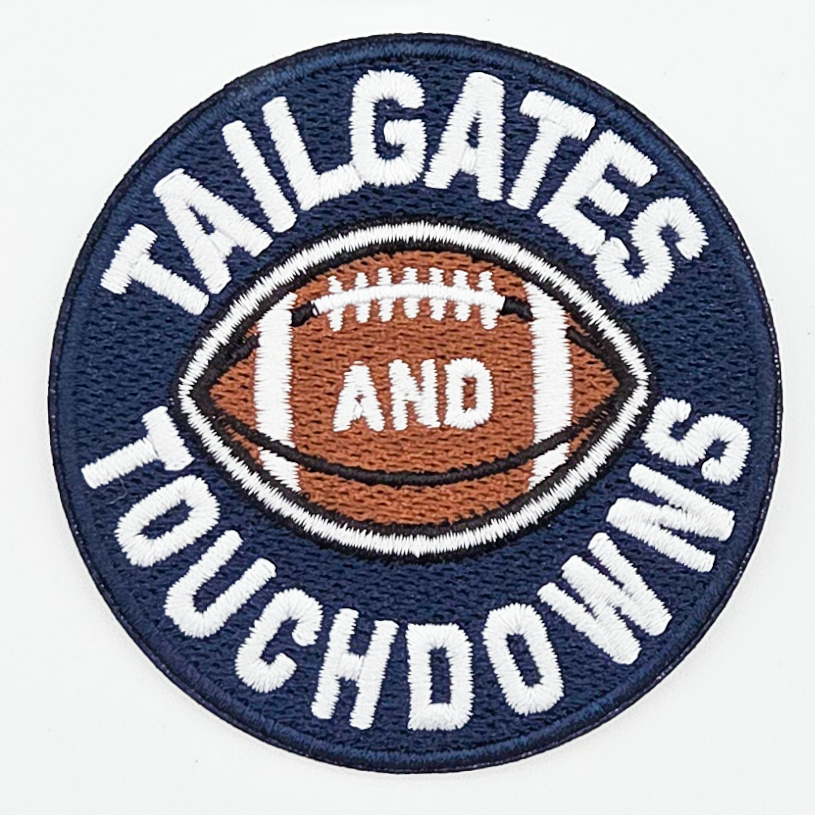 Trendy Transfers - Tailgates And Touchdowns Embroidered HAT/POCKET Patch: Maroon