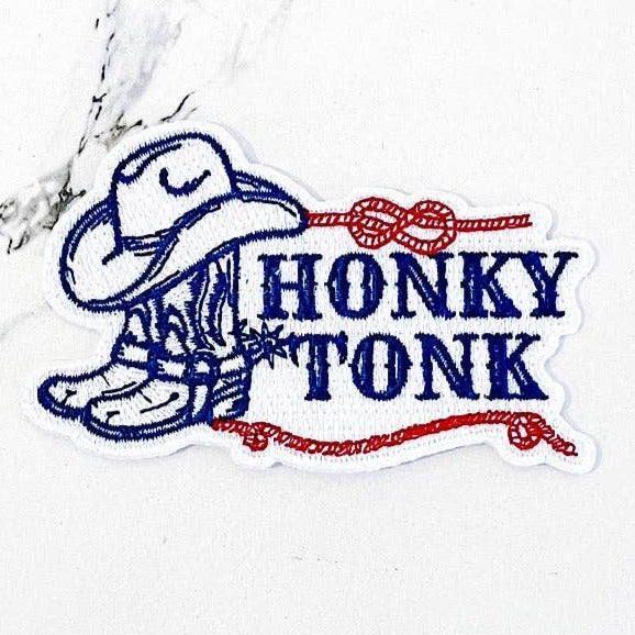 Honky Tonk Boots Trucker Hat Patch