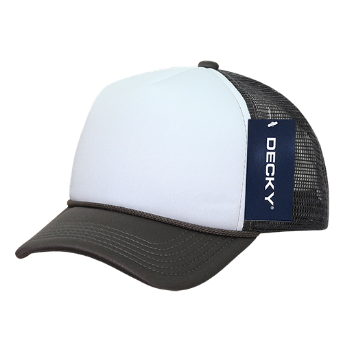 Youth Trucker Foam Hat: Green-White